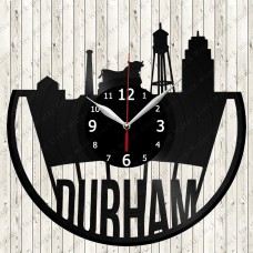 Durham City Vinyl  Record  Clock 