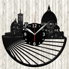 Florence City Vinyl  Clock 