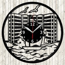 Florida City Vinyl  Record  Clock 