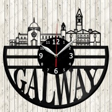 Galway City Vinyl  Clock 