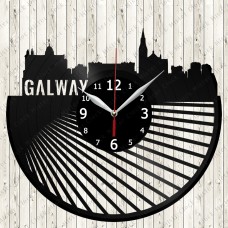 Galway City Vinyl  Record  Clock 