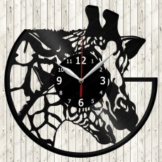 Giraffe Vinyl Clock 