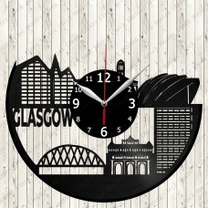 Glasgow City Vinyl  Clock 