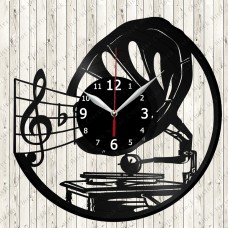 Gramophone Vinyl Clock 