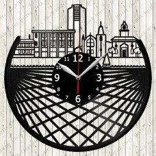 Hamilton City Vinyl  Record  Clock 