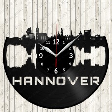 Hannover City Vinyl  Clock 