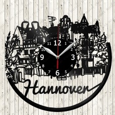 Hannover City Vinyl  Record  Clock 