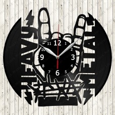 Heavy Metal Vinyl Clock 