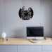 Heavy Metal Vinyl Clock 