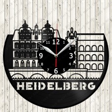 Heidelberg City Vinyl  Record  Clock 