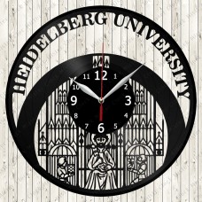 Heidelberg University Vinyl  Record  Clock 