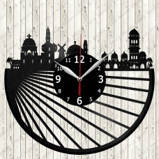 Jerusalem City Vinyl  Clock 