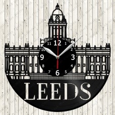 Leeds City Vinyl  Record  Clock 