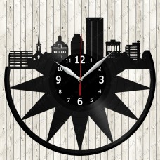 Lexington City Vinyl  Clock 