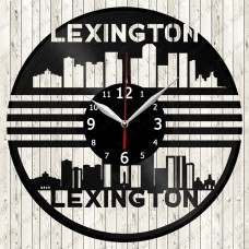 Lexington City Vinyl  Record  Clock 