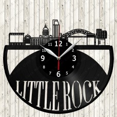 Little Rock City Vinyl  Clock 