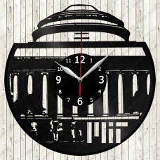 M.I.T. University Vinyl  Record  Clock 