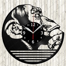  Vinyl Wall Clock Monkey 