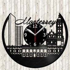 Monterrey City Vinyl  Record  Clock 