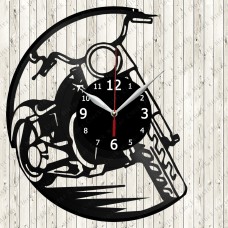  Motorcycle Vinyl Clock 