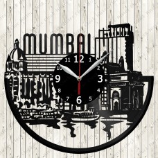 Mumbai City Vinyl  Clock 