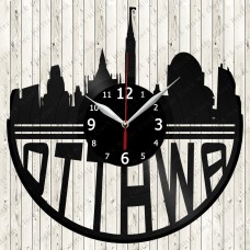 Ottawa City Vinyl  Clock 