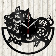  Pig Vinyl Clock 