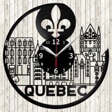 Quebec Vinyl Clock 