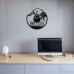 Raccoon Vinyl Clock 