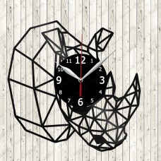  Rhinoceros Vinyl Clock 