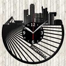 Rotterdam City Vinyl  Record  Clock 