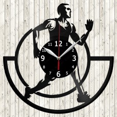 Runner Vinyl Record Clock 