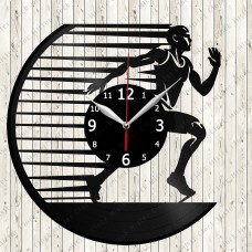 Runner Vinyl Clock 