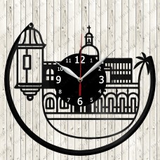 San Juan City Vinyl Record Clock 