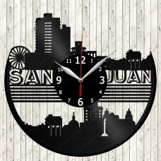  San Juan City Vinyl Clock 