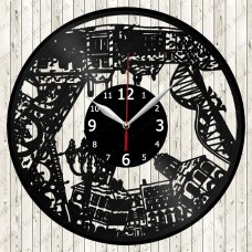 Stockton City Vinyl  Clock 