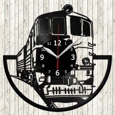 Train Vinyl Clock 