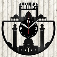 Tunis City Vinyl  Clock 