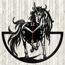 Unicorn Vinyl Record Clock 