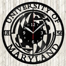 Maryland University Vinyl  Clock 