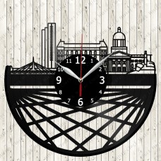 Winnipeg City Vinyl  Record  Clock 