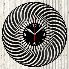 Abstract Vinyl Record Clock №2