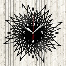 Abstract Vinyl Record Clock №7