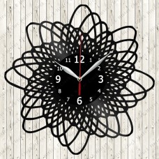 Abstract Vinyl Record Clock №8