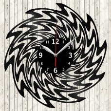 Abstract Vinyl Record Clock №9