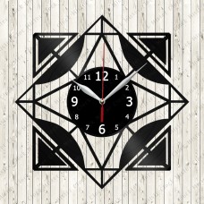 Abstract Vinyl Record Clock №16