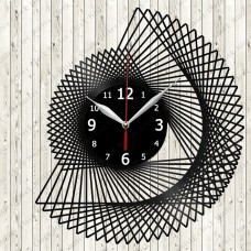 Abstract Vinyl Record Clock №25