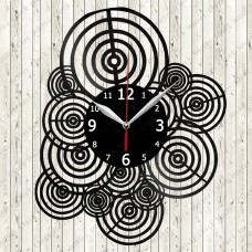 Abstract Vinyl Record Clock №26