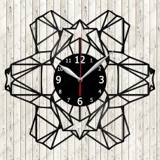 Abstract Vinyl Record Clock №28