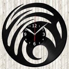 Abstract Vinyl Record Clock №30